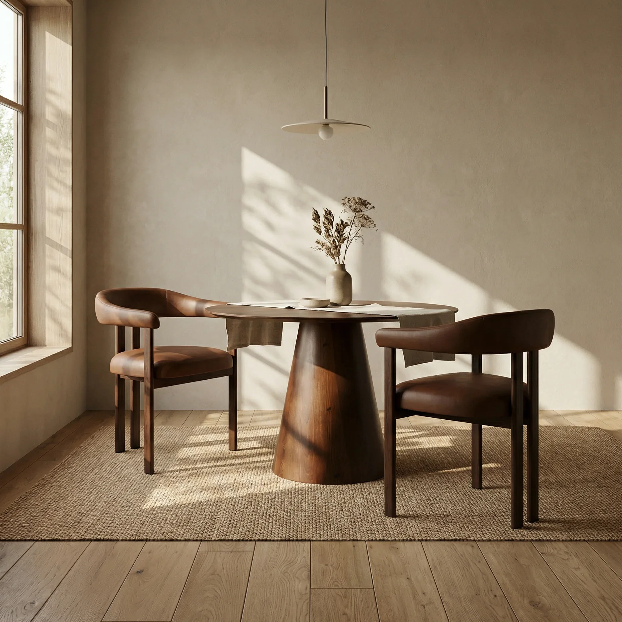 Orin Round Dining Table Oak